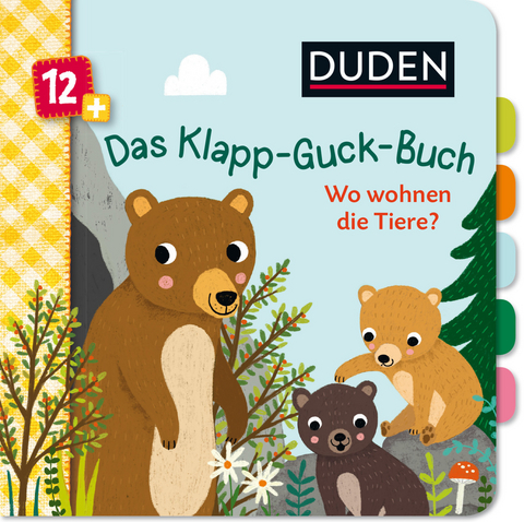 Duden 12+: Das Klapp-Guck-Buch: Wo wohnen die Tiere? - Susanne Weber