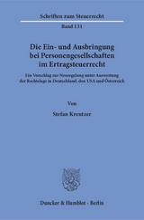 Die Ein- und Ausbringung bei Personengesellschaften im Ertragsteuerrecht. - Stefan Kreutzer