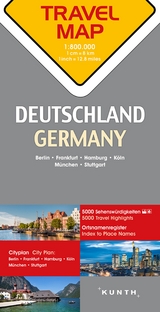 KUNTH TRAVELMAP Deutschland 1:800.000
