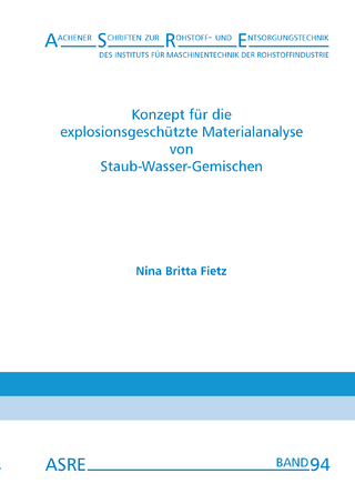 Konzept für die explosionsgeschützte Materialanalyse von Staub-Wasser-Gemischen