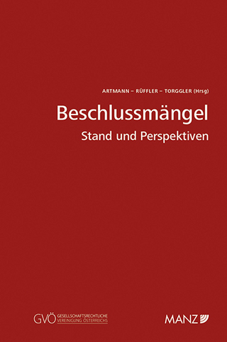 Beschlussmängel Stand und Perspektiven