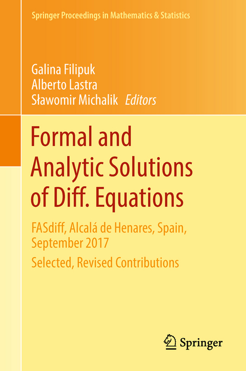 Formal and Analytic Solutions of Diff. Equations - 