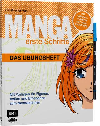 Manga Erste Schritte – Das Übungsheft mit original Tombow ABT PRO Dual Brush Pen