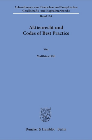Aktienrecht und Codes of Best Practice.