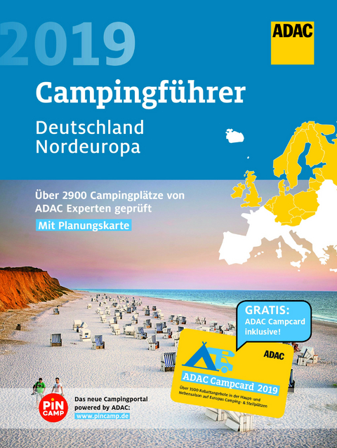 ADAC Campingf&uuml;hrer Nord 2019 / ADAC Campingf&uuml;hrer Deutschland Nordeuropa 2019