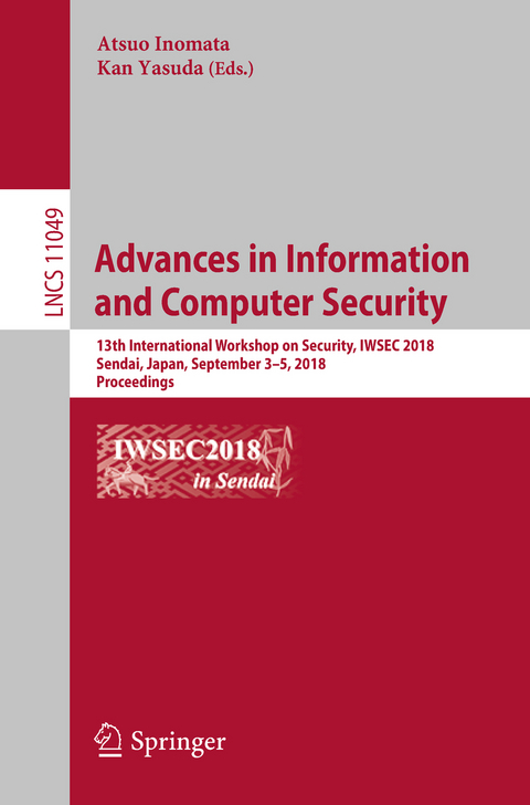 Advances in Information and Computer Security - 
