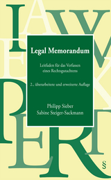 Legal Memorandum - Sabine Steiger-Sackmann, Philipp Sieber