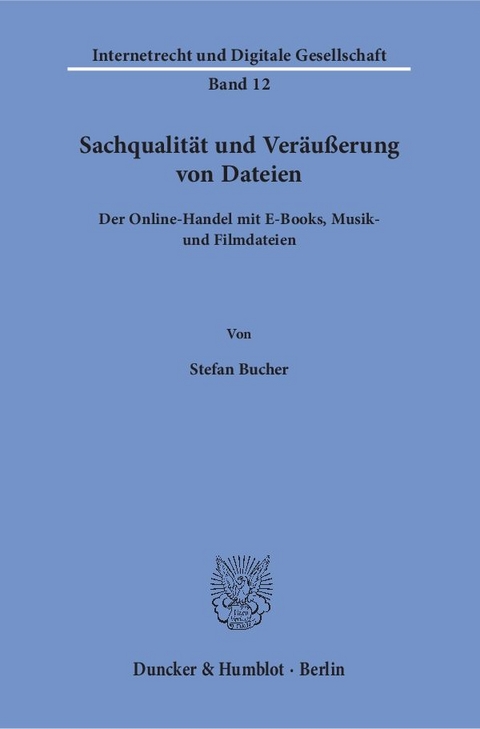 Sachqualit&auml;t und Ver&auml;u&szlig;erung von Dateien. - Stefan Bucher