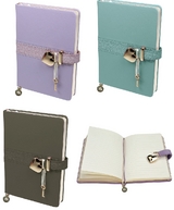 Tagebuch mit Schloss "Mat and Shiny" zum Schreiben mit linierten Seiten