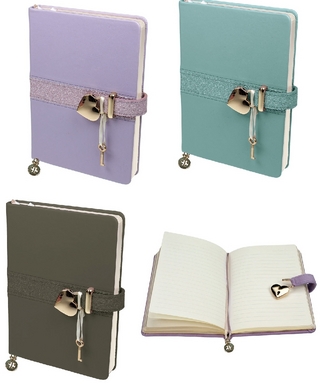 Tagebuch mit Schloss 