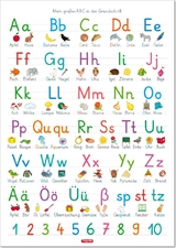 Fragenb&auml;r-Lernposter: Mein gro&szlig;es ABC in der Grundschrift (GS), L 70 x 100 cm - Bengt Fels
