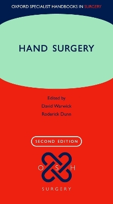 Oxford Specialist Handbook of Hand Surgery - 