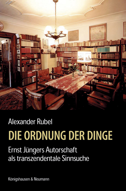Die Ordnung der Dinge - Alexander Rubel