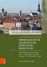 Denkmalschutz - Architekturforschung - Baukultur - 
