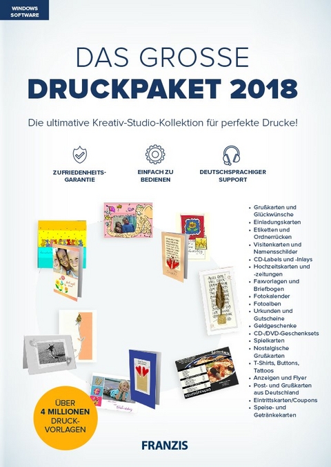 Das gro&szlig;e DruckPaket 2018