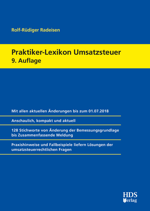Praktiker-Lexikon Umsatzsteuer - Rolf-R&uuml;diger Radeisen