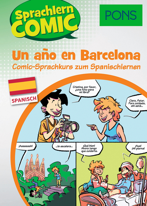 PONS Sprachlern-Comic Spanisch - Un a&ntilde;o en Barcelona