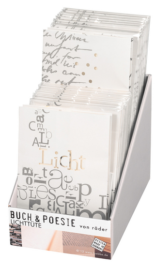 Lichttüten gem.: Display 40 Expl.
