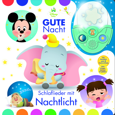 Nachtlichtbuch, Disney Baby, Gute Nacht - Schlaflieder mit Nachtlicht