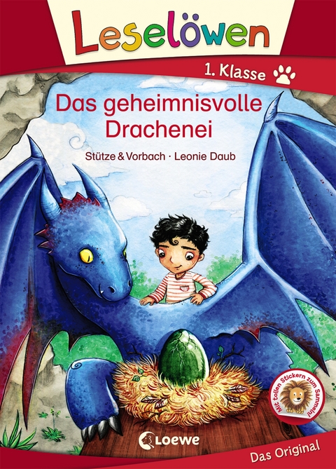 Lesel&ouml;wen 1. Klasse - Das geheimnisvolle Drachenei -  St&uuml;tze &  Vorbach