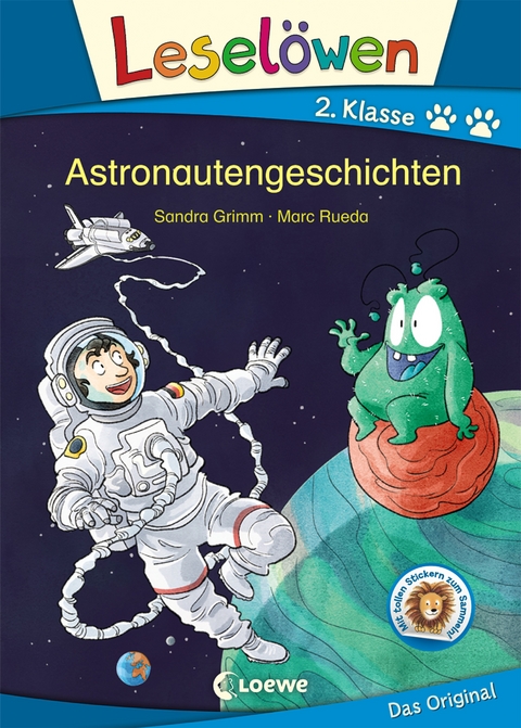 Lesel&ouml;wen 2. Klasse - Astronautengeschichten - Sandra Grimm