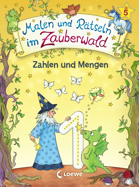 Malen und R&auml;tseln im Zauberwald - Zahlen und Mengen