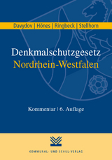 Denkmalschutzgesetz Nordrhein-Westfalen - Dimitrij Davydov, Ernst R H&ouml;nes, Birgitta Ringbeck, Holger Stellhorn