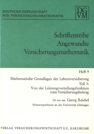 Mathematische Grundlagen der Lebensversicherung