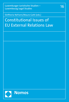 Constitutional Issues of EU External Relations Law