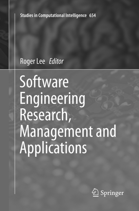 Software Engineering Research, Management and Applications - 