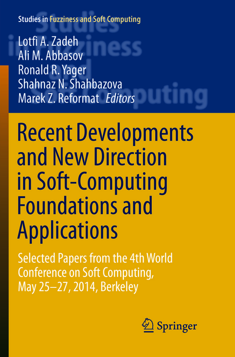 Recent Developments and New Direction in Soft-Computing Foundations and Applications - 