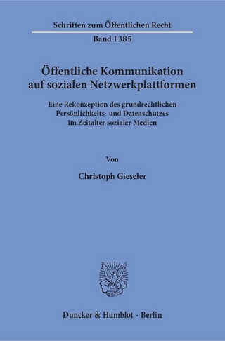 Öffentliche Kommunikation auf sozialen Netzwerkplattformen.
