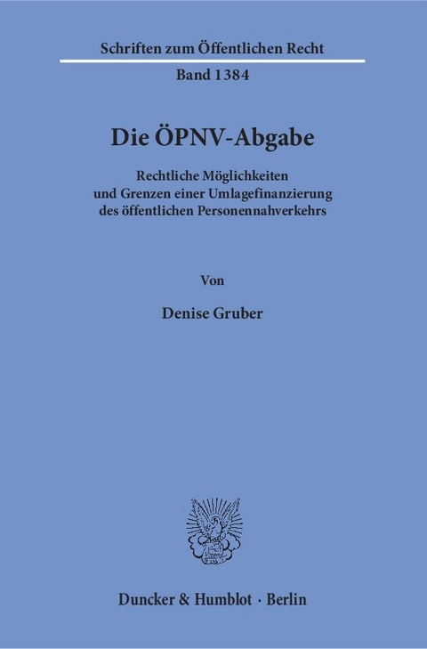Die &Ouml;PNV-Abgabe. - Denise Gruber