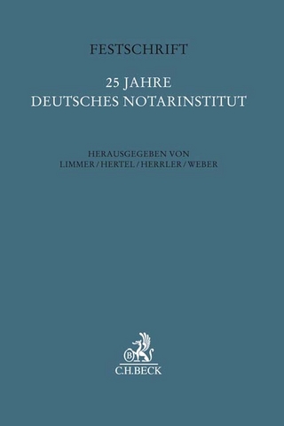 Festschriften, Festgaben, Gedächtnisschriften / Festschrift 25 Jahre Deutsches Notarinstitut