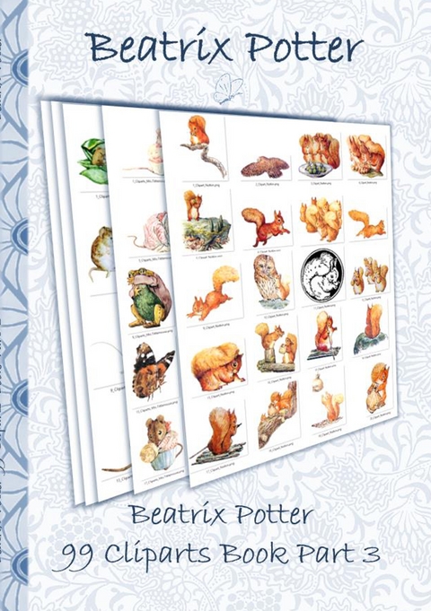 Beatrix Potter 99 Cliparts Book Part 3 ( Peter Rabbit ) - Beatrix Potter, Elizabeth M. Potter