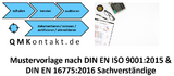 Regelwerk Sachverständigenleistung nach DIN EN ISO 9001:2015 DIN EN 16775:2016 - Klaus Seiler