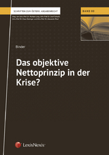 Das objektive Nettoprinzip in der Krise? - Anna Binder