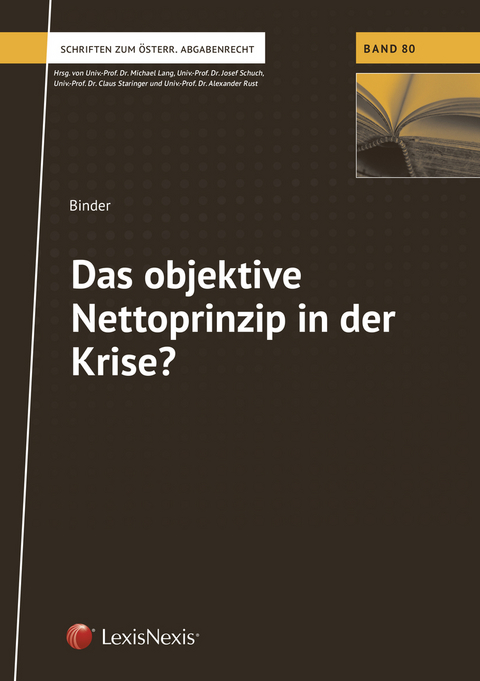 Das objektive Nettoprinzip in der Krise? - Anna Binder