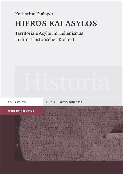 HIEROS KAI ASYLOS - Katharina Kn&auml;pper