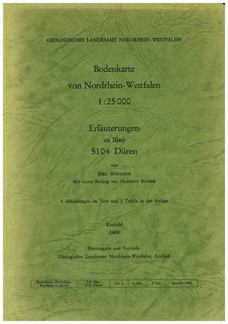Bodenkarten von Nordrhein-Westfalen 1:25000 / Düren