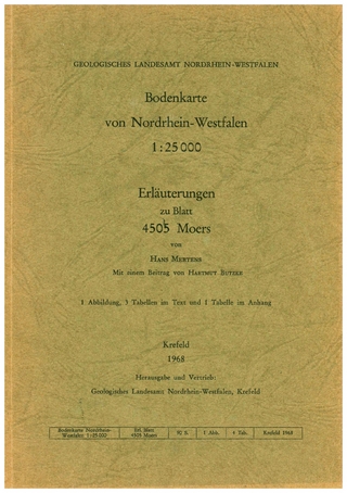 Bodenkarten von Nordrhein-Westfalen 1:25000 / Moers