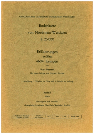 Bodenkarten von Nordrhein-Westfalen 1:25000 / Kempen