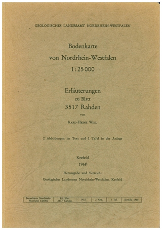 Bodenkarten von Nordrhein-Westfalen 1:25000 / Rahden