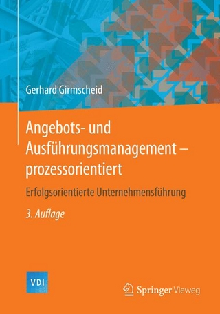 Angebots- und Ausführungsmanagement-prozessorientiert
