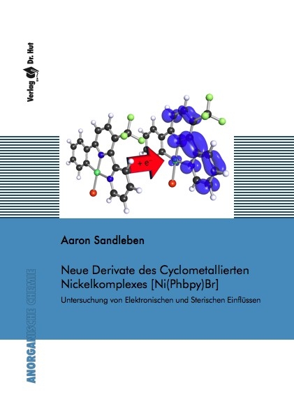 Neue Derivate des Cyclometallierten Nickelkomplexes [Ni(Phbpy)Br] Untersuchung von Elektronischen und Sterischen Einfl&uuml;ssen - Aaron Sandleben