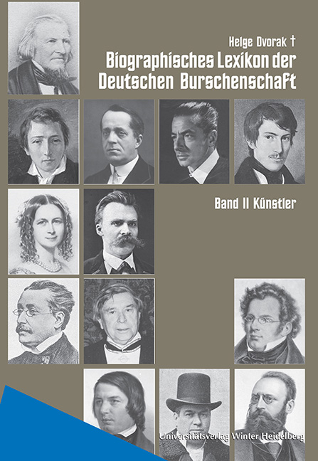 Biographisches Lexikon der Deutschen Burschenschaften / K&uuml;nstler - Helge Dvorak