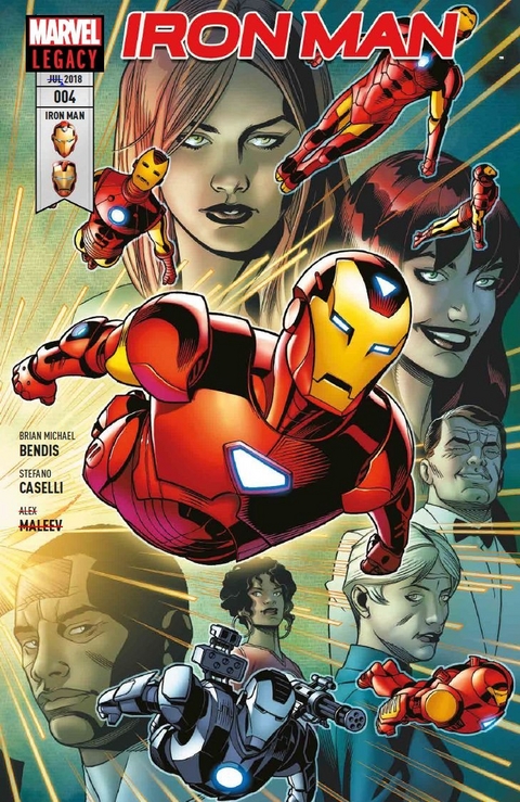 Iron Man - Brian Michael Bendis, Stefano Caselli, Daniel Acuna, Mark Bagley, Jim Cheung, Mike Deodato Jr., Alex Maleev, David Marquez, Andrea Sorrentino, Leinl Francis Yu
