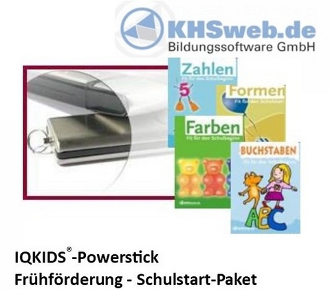 IQKids&reg; Fit f&uuml;r den Schulstart - USB-Stick - Windows 10 / 8 / 7 / Vista / XP - Dieter Ballin, Doris Myrenne-Ballin
