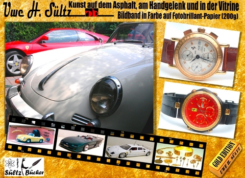 Kunst auf dem Asphalt, am Handgelenk und in der Vitrine - Uwe H. S&uuml;ltz