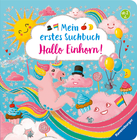 Mein erstes Suchbuch: Hallo, Einhorn! - Bernd Penners